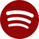 A red spotify logo. Click to access the home page of my card.