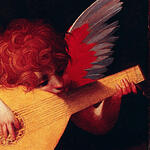 A thumbnail of an angel playing a lute. Click to access my about page.